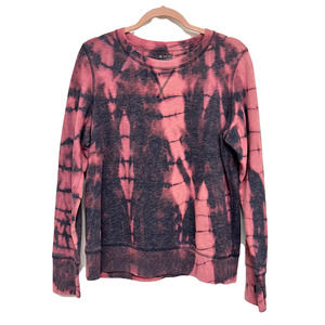 Pink/Purple tie dye crew neck sweater